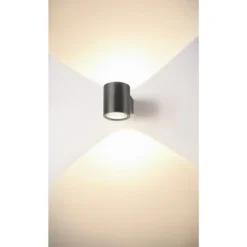SLV 1008612 OCULUS Wandlampe rund 2000-3000K 15W Dim-to-Warm dunkel bronze
