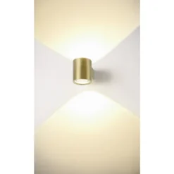 SLV 1008613 OCULUS Wandlampe rund 2000-3000K 15W Dim-to-Warm messing