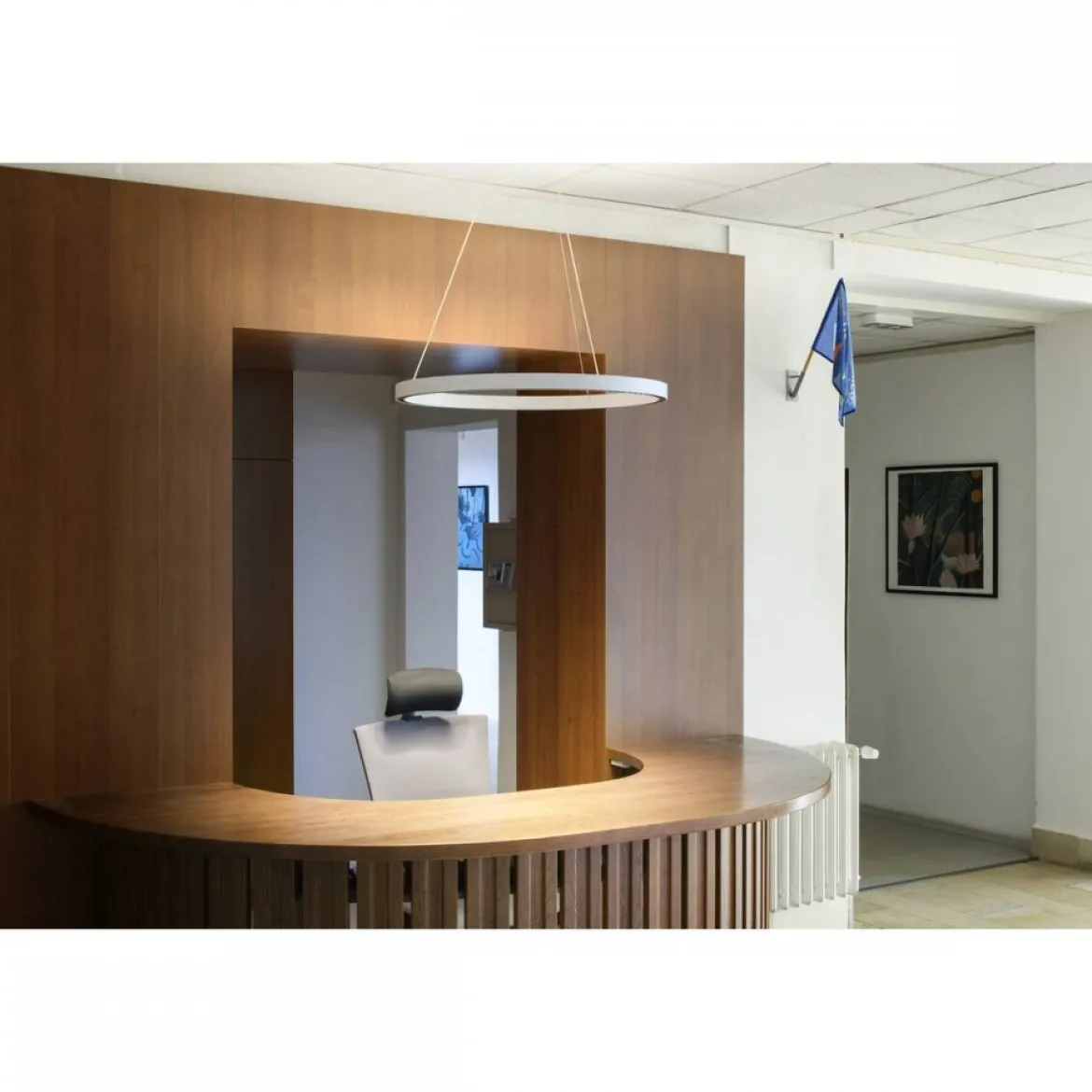 SLV 1007672 ONE CUBE UP/DOWN Pendelleuchte 80cm 4000K DALI 2 Touch weiß
