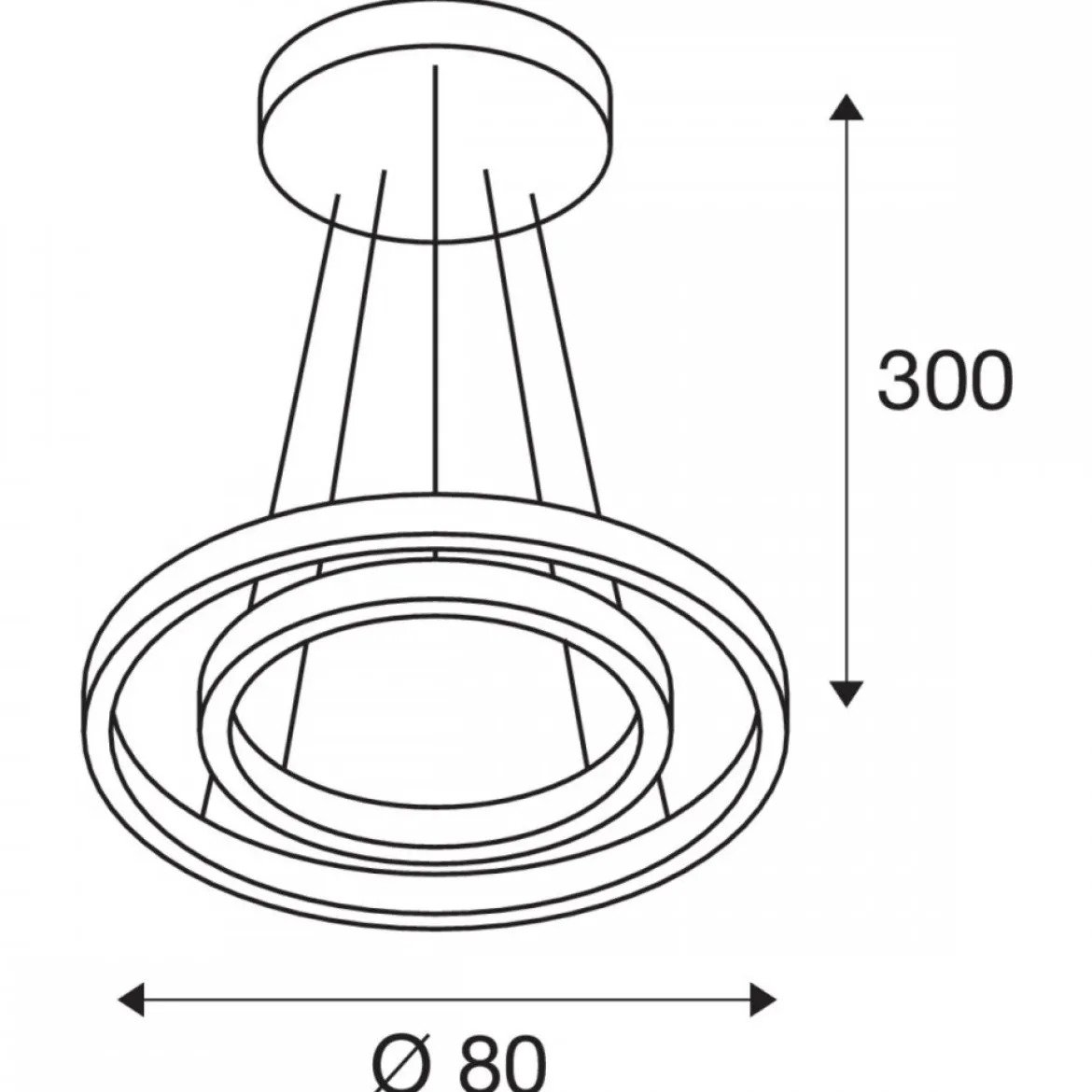 SLV 1004768 ONE DOUBLE PD DALI UP DOWN LED Pendelleuchte weiß CCT switch 3000 4000K