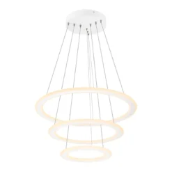 SLV 1007702 ONE FLAT Pendelleuchte triple 80cm 2700K 3000K DALI Touch weiß