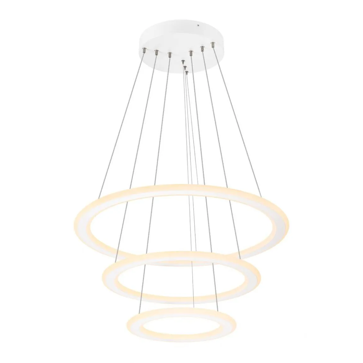 SLV 1007702 ONE FLAT Pendelleuchte triple 80cm 2700K 3000K DALI Touch weiß