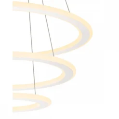 SLV 1007702 ONE FLAT Pendelleuchte triple 80cm 2700K 3000K DALI Touch weiß