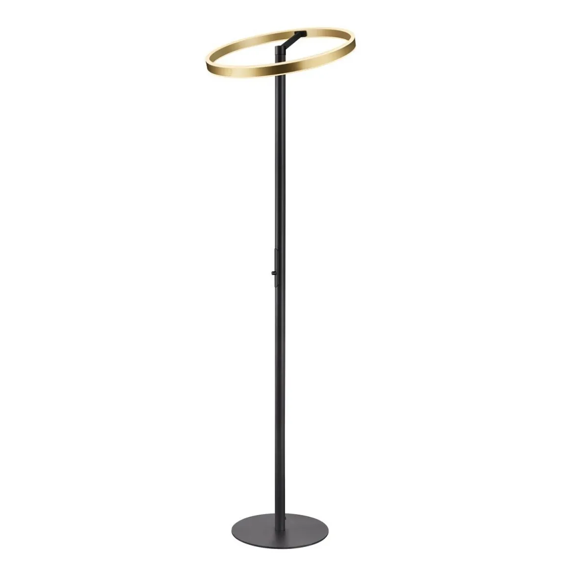 SLV 1006353 One Straight FL LED Stehleuchte schwarz messing CCT dimmbar