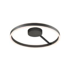 SLV 1008550 ONE Wand- und Deckenaufbauleuchte rund CCT-Switch 23W PHASE 130° schwarz