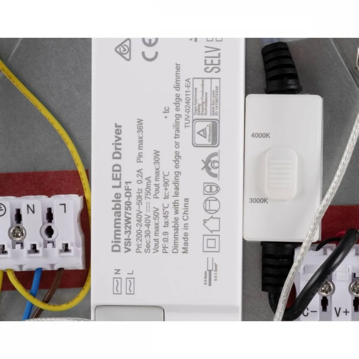 SLV 1010426 PANEL 60 Pendelleuchte Phase CCT 90° weiß