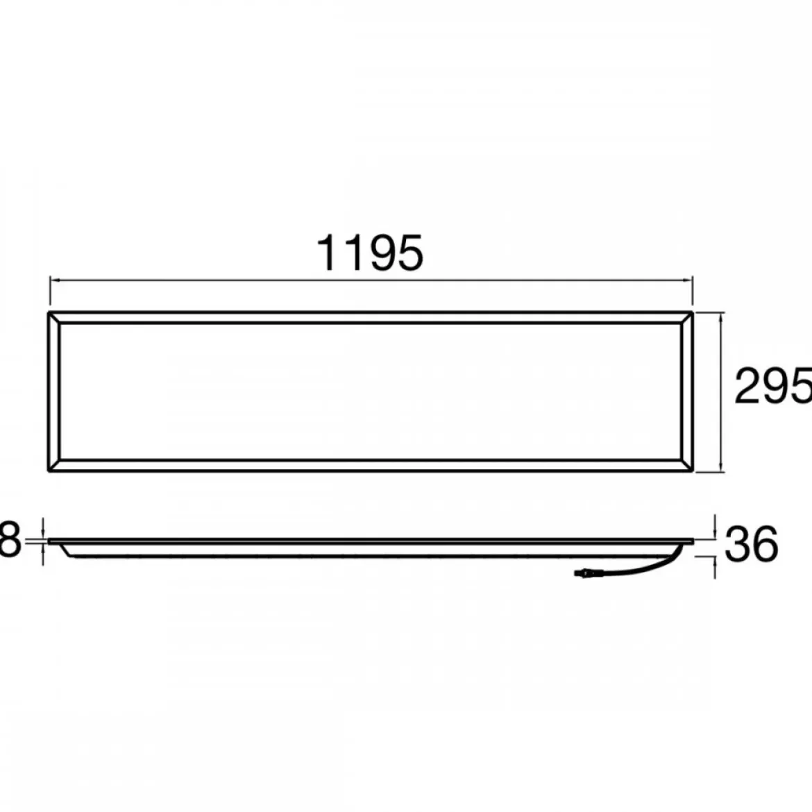 SLV 1010113 PANEL P 1200x300 45 840 WB UGR19 ML