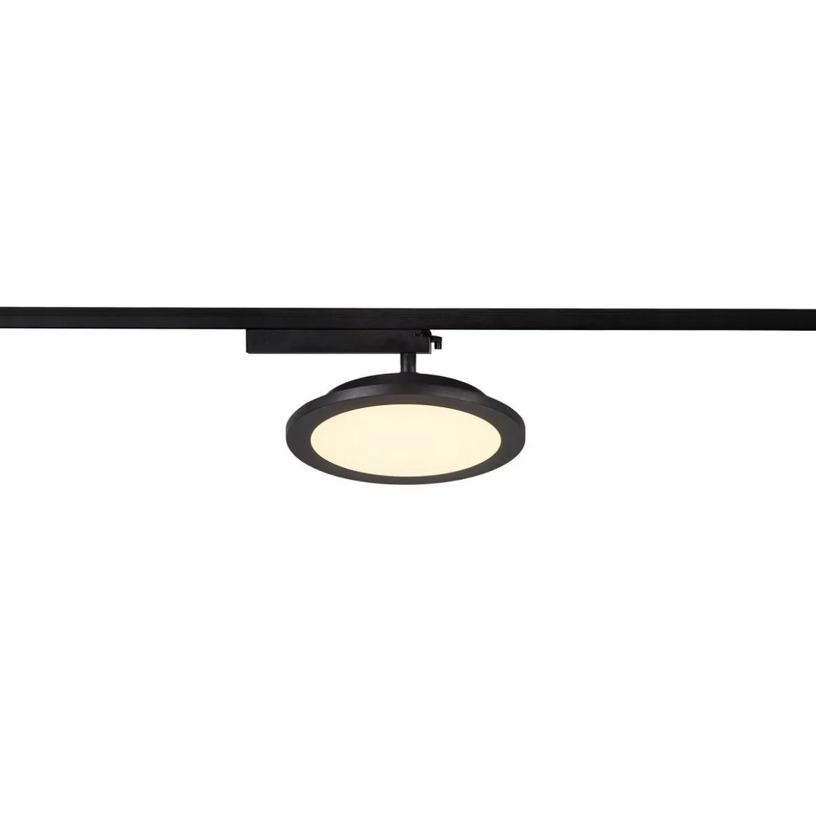 SLV 1004935 PANEL TRACK round 200mm 1-Phasen Spot schwarz 18W 3000K