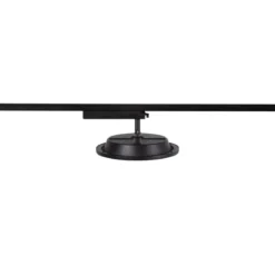 SLV 1004935 PANEL TRACK round 200mm 1-Phasen Spot schwarz 18W 3000K