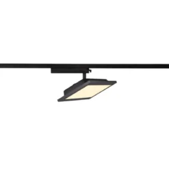 SLV 1004933 PANEL TRACK square 150x300mm 1-Phasen Spot schwarz 18W 3000K