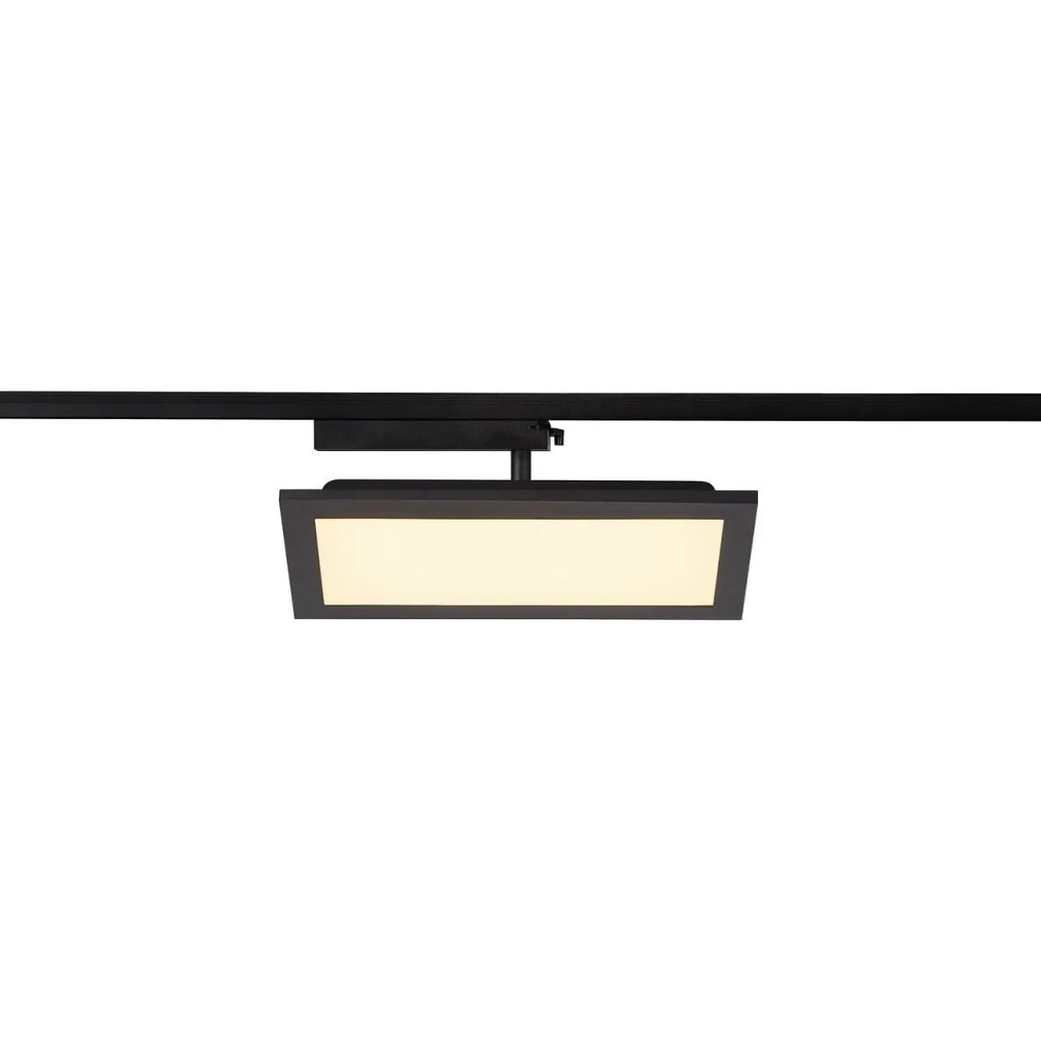 SLV 1004933 PANEL TRACK square 150x300mm 1-Phasen Spot schwarz 18W 3000K