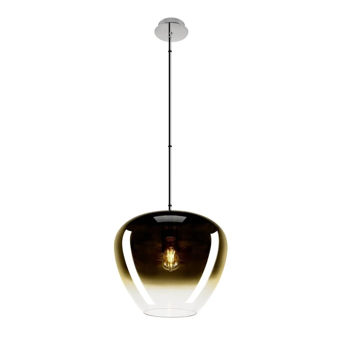 SLV 1007877 PANTILO CONVEX 40 Pendelleuchte 150cm E27 gold