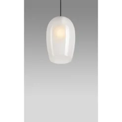 SLV 1006402 Pantilo Oval PD Pendelleuchte E27 weiß chrom
