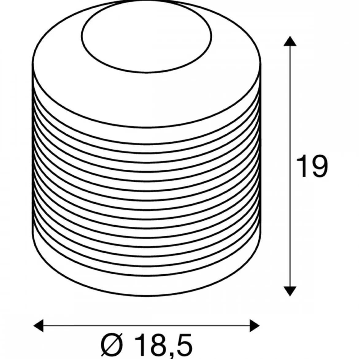 SLV 1010208 PANTILO ROPE 19 Tischleuchte Gold 1-flammig E27