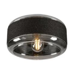 SLV 1007590 PANTILO ROPE 27 Wand- und Deckenaufbauleuchte zylindrisch E27 silber