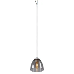 SLV 1006160 PARA CONE GL GU10 Pendelleuchte weiß transparent