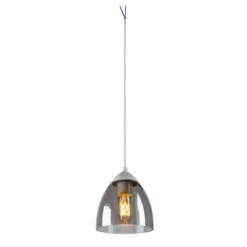 SLV 1006160 PARA CONE GL GU10 Pendelleuchte weiß transparent