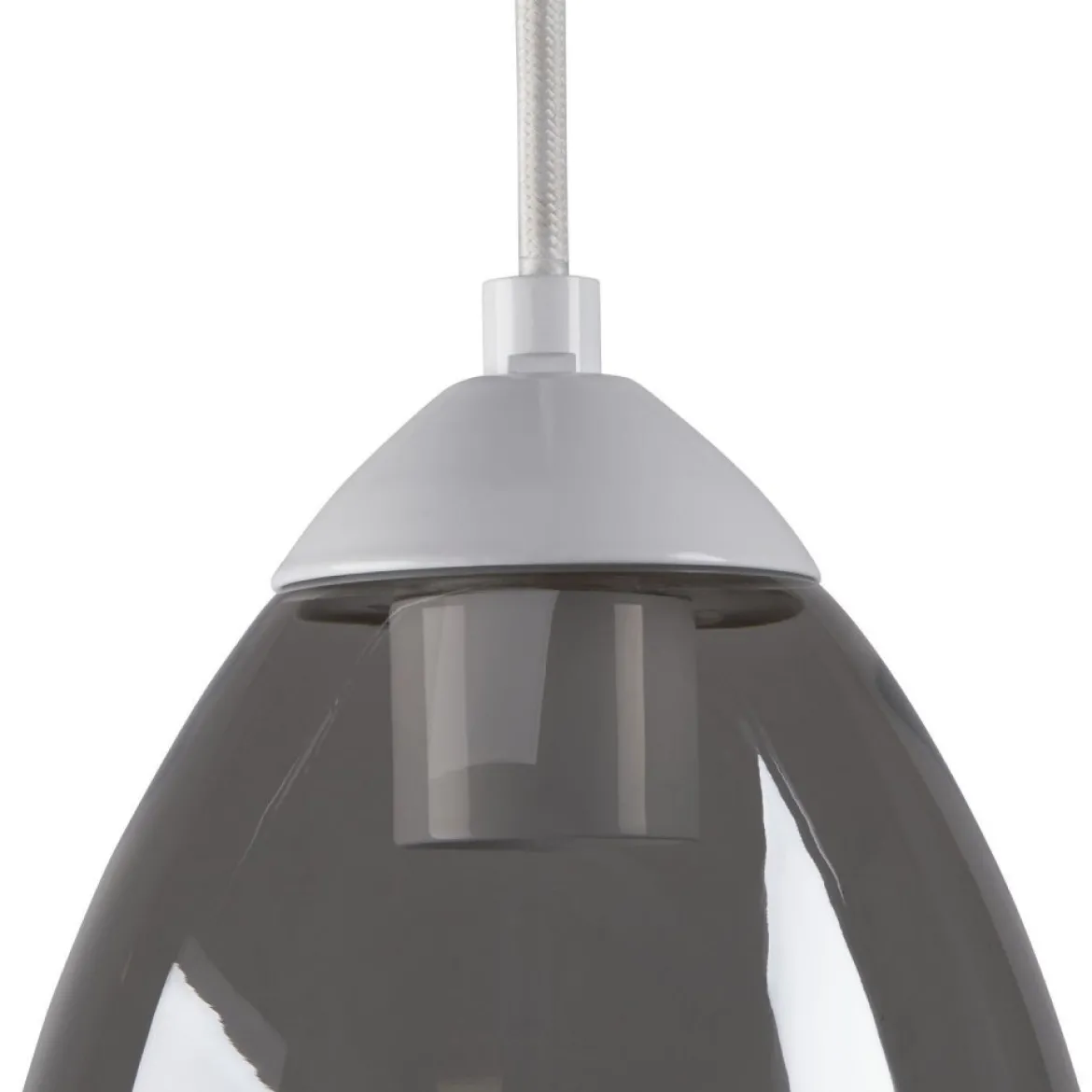 SLV 1006160 PARA CONE GL GU10 Pendelleuchte weiß transparent
