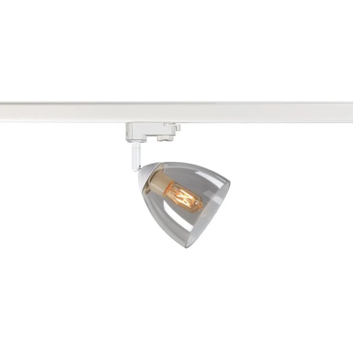 SLV 1006158 PARA CONE GL GU10 3-Phasen Spot weiß transparent