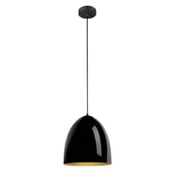 SLV 1008131 PARA CONE 30 Pendelleuchte schwarz gold E27