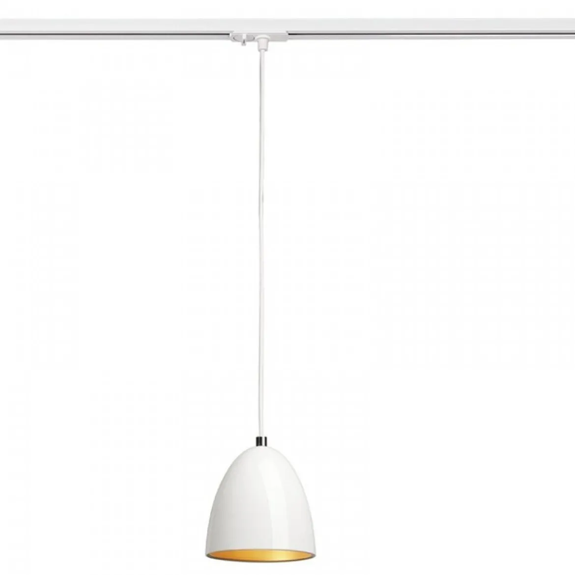 SLV 1008059 PARA CONE 14 1-Phasen Pendelleuchte GU10 weiß gold