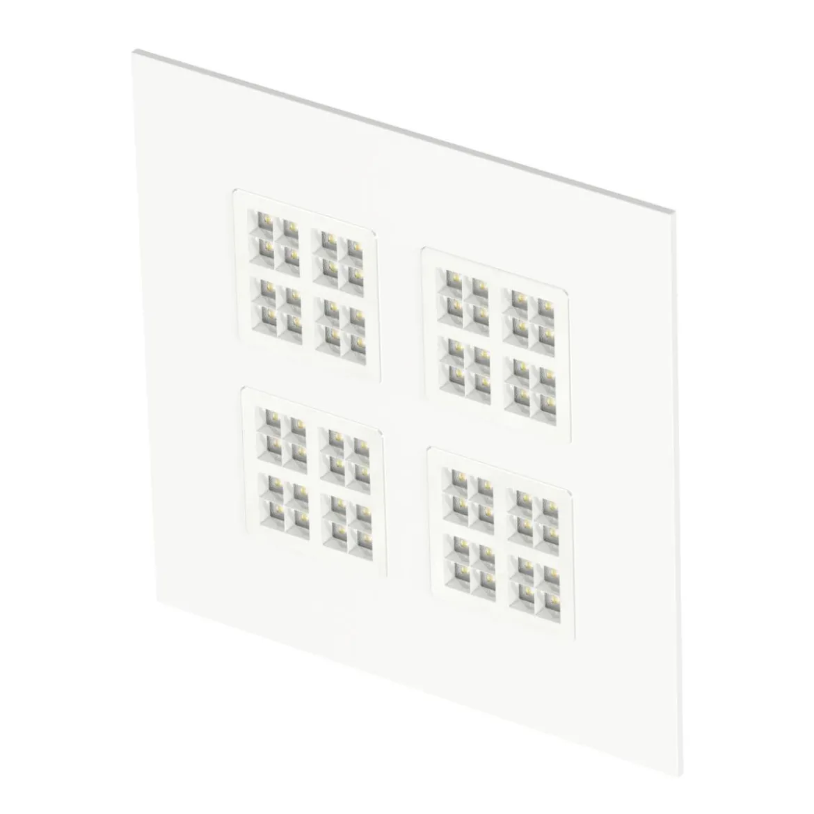 SLV 1010121 PAVANNO LED Deckeneinbauleuchte 62x62cm weiß CCT Switch UGR 19