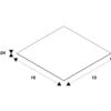 SLV 1008149 1-Phasen System Abdeckung quadratisch 10x10cm schwarz