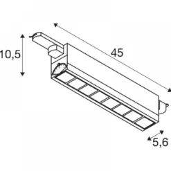 SLV 1004693 3-Phasen System Leuchte Dali SIGHT MOVE weiß 4000K dimmbar