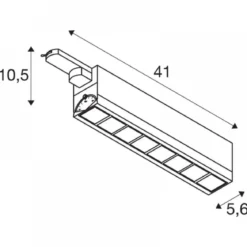 SLV 1004688 3-Phasen System Leuchte SIGHT MOVE schwarz 4000K