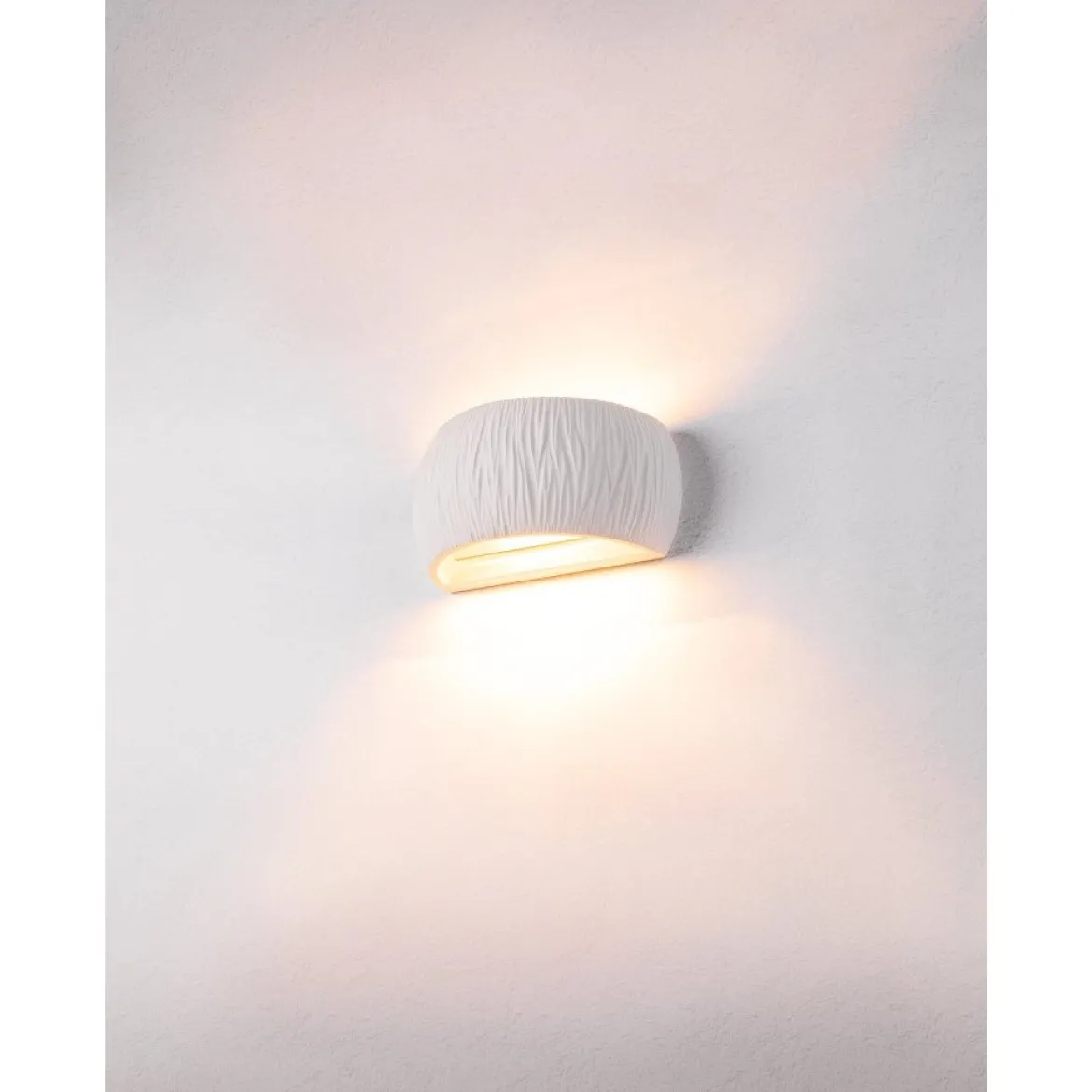 SLV 1004732 PLASTRA WL CURVED CUTRAIN Wandaufbauleuchte QT-DE12 weiß