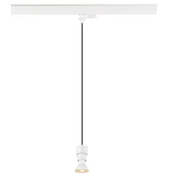 SLV 1008211 PURI 2.0 Basic 3-Phasen Pendelleuchte ohne Schirm GU10 max. 6W weiß