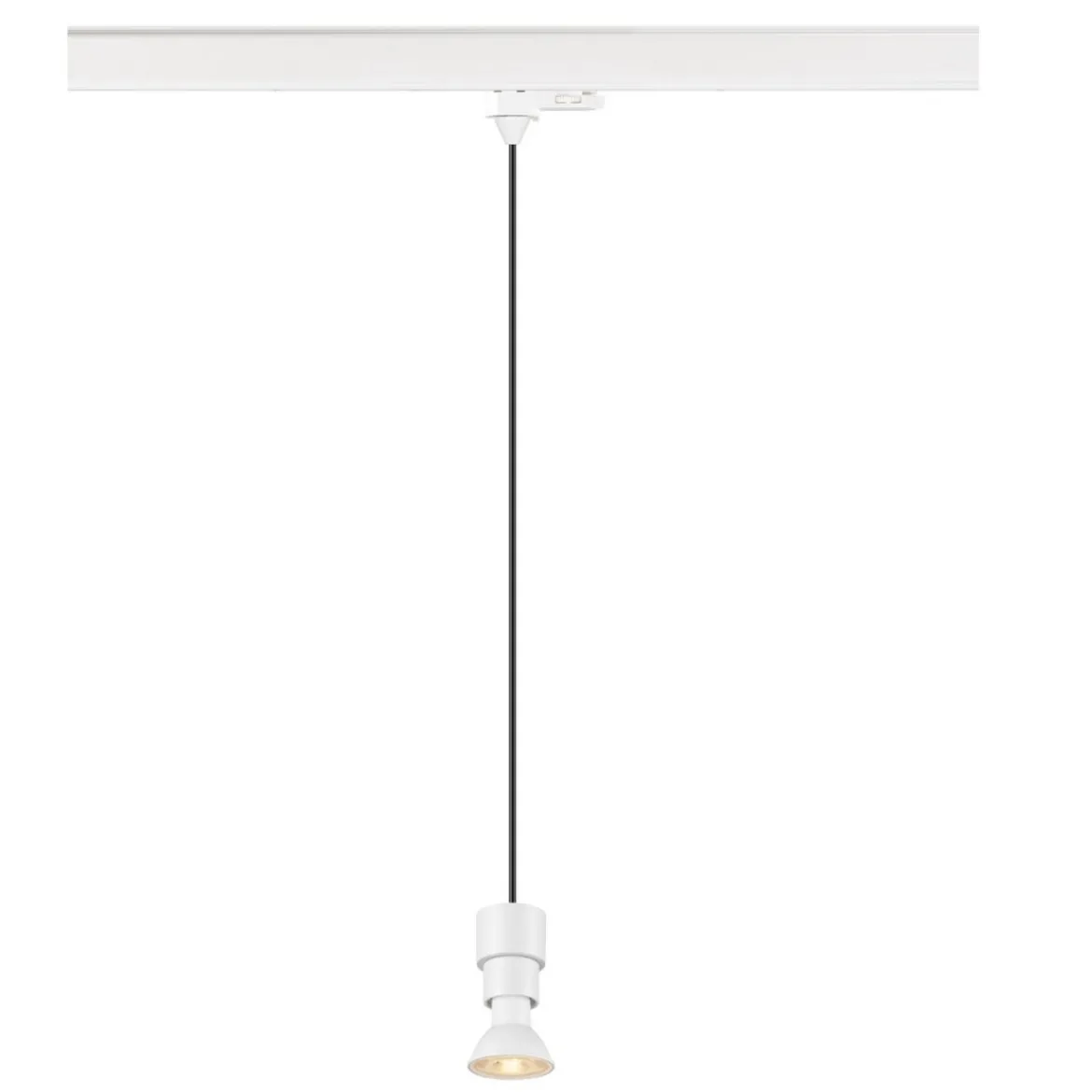 SLV 1008211 PURI 2.0 Basic 3-Phasen Pendelleuchte ohne Schirm GU10 max. 6W weiß