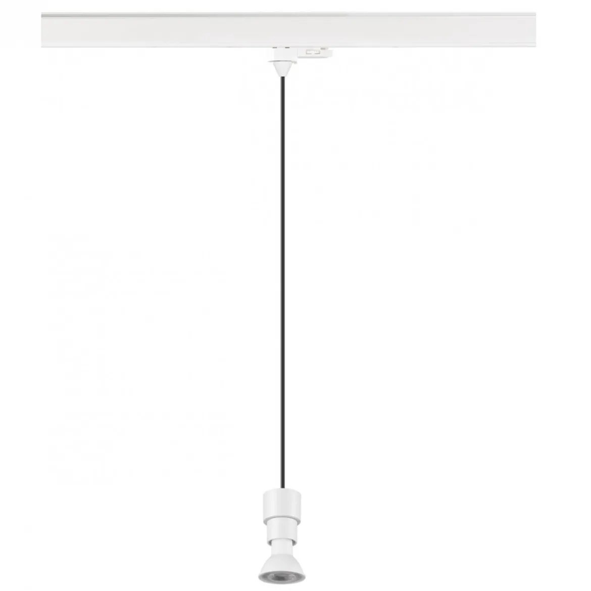 SLV 1008211 PURI 2.0 Basic 3-Phasen Pendelleuchte ohne Schirm GU10 max. 6W weiß