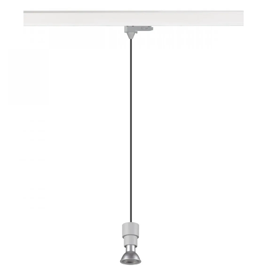 SLV 1008212 PURI 2.0 Basic 3-Phasen Pendelleuchte ohne Schirm GU10 max. 6W grau