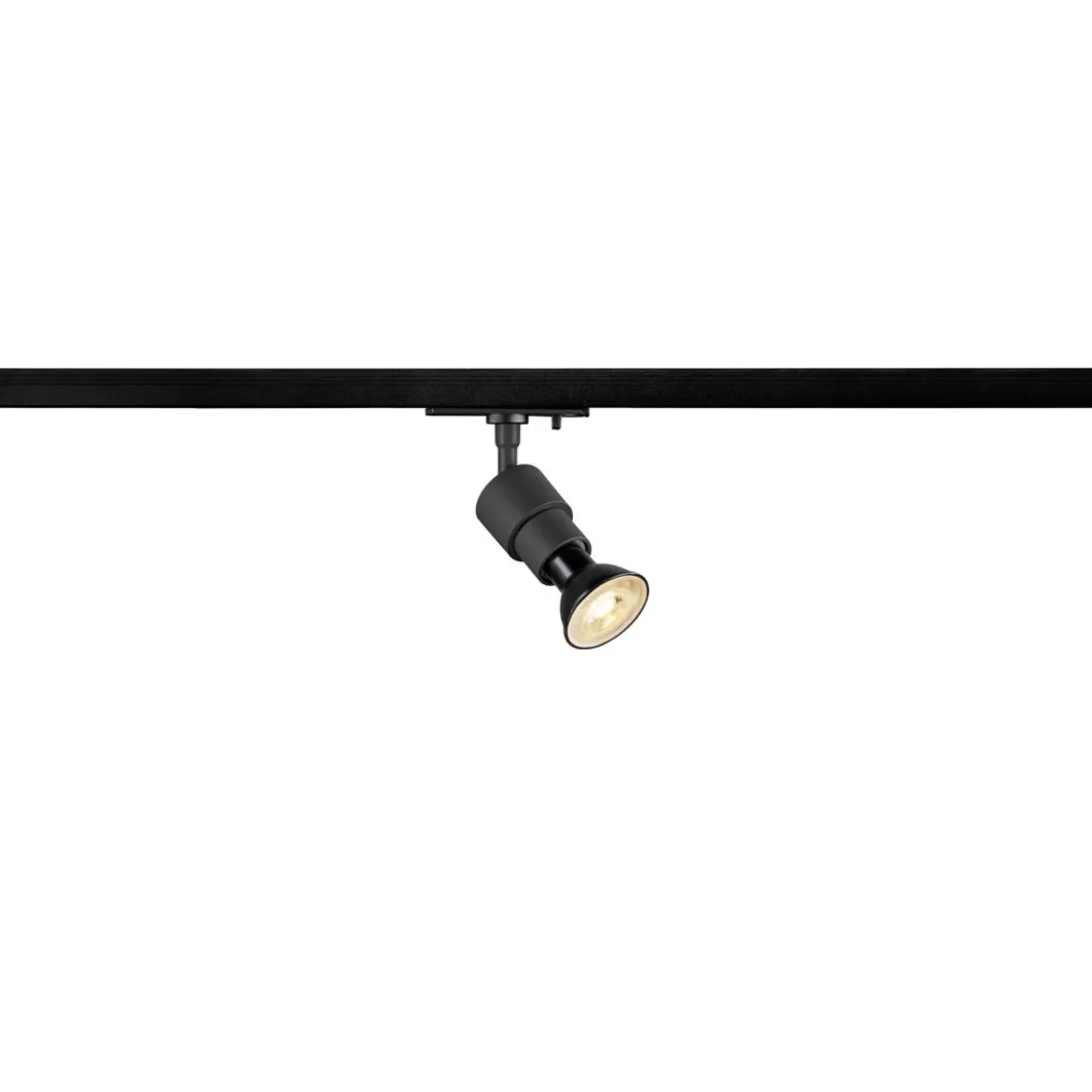 SLV 1008356 PURI 2.0 Basic 1-Phasen Spot ohne Schirm GU10 max. 6W schwarz