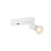 SLV 1008230 PURI 2.0 Basic Wand- und Deckenleuchte 1-flammig Schalter ohne Schirm weiß GU10