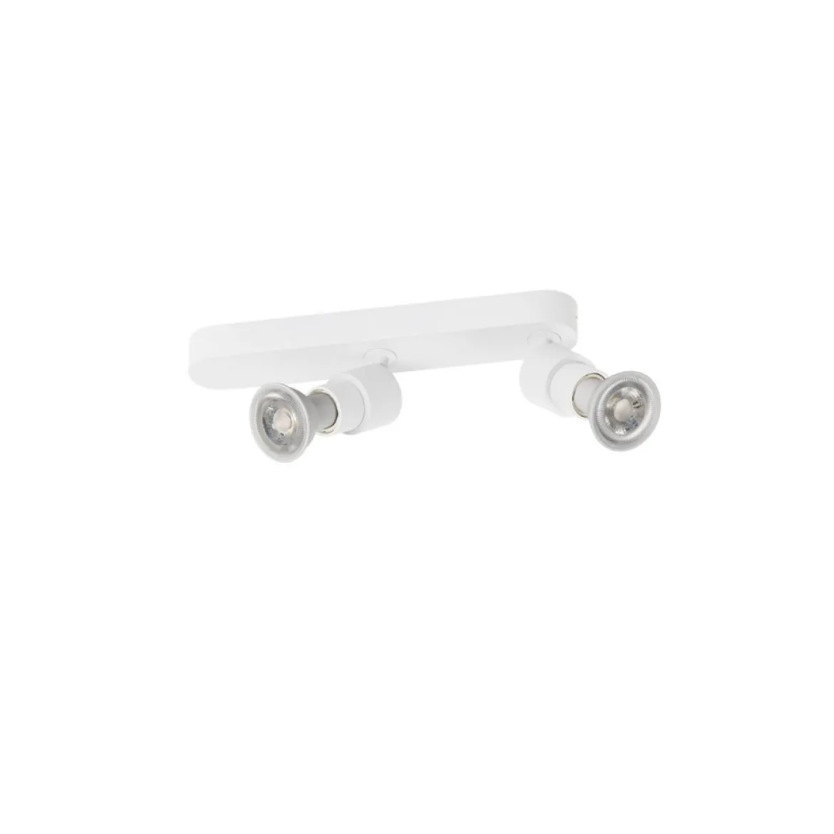 SLV 1008232 PURI 2.0 Basic Wand- und Deckenleuchte 2-flammig ohne Schirm weiß GU10