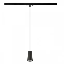 SLV 1008258 PURI 2.0 Cone 1-Phasen Pendelleuchte GU10 max. 6W schwarz