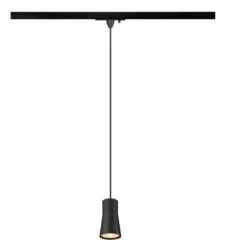 SLV 1008258 PURI 2.0 Cone 1-Phasen Pendelleuchte GU10 max. 6W schwarz