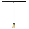 SLV 1008259 PURI 2.0 Cone 1-Phasen Pendelleuchte GU10 max. 6W schwarz-gold