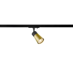 SLV 1008247 PURI 2.0 Cone 1-Phasen Spot GU10 max. 6W gold schwarz