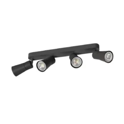 SLV 1008348 PURI 2.0 Cone Wand- und Deckenleuchte long 4-flammig schwarz GU10