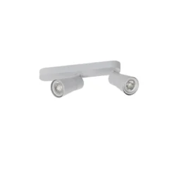 SLV 1008315 PURI 2.0 Cone Wand- und Deckenleuchte 2-flammig grau GU10