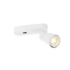 SLV 1008306 PURI 2.0 Dome Wand- und Deckenleuchte Schalter weiß GU10