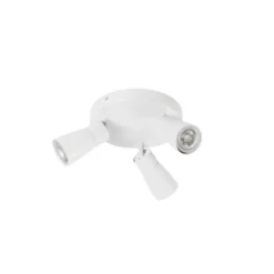 SLV 1008342 PURI 2.0 Dome Wand- und Deckenleuchte rund 3-flammig weiß GU10