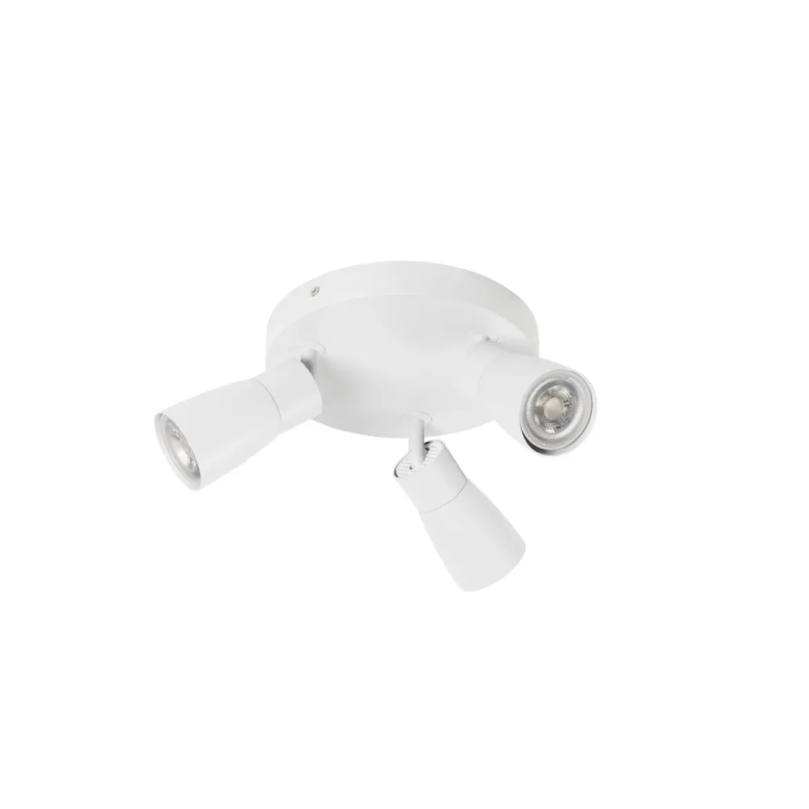 SLV 1008342 PURI 2.0 Dome Wand- und Deckenleuchte rund 3-flammig weiß GU10