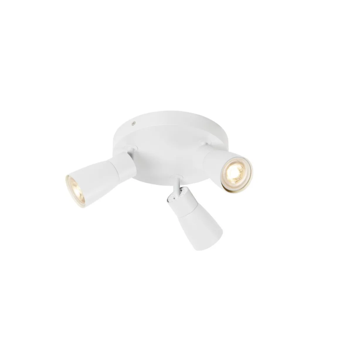 SLV 1008342 PURI 2.0 Dome Wand- und Deckenleuchte rund 3-flammig weiß GU10