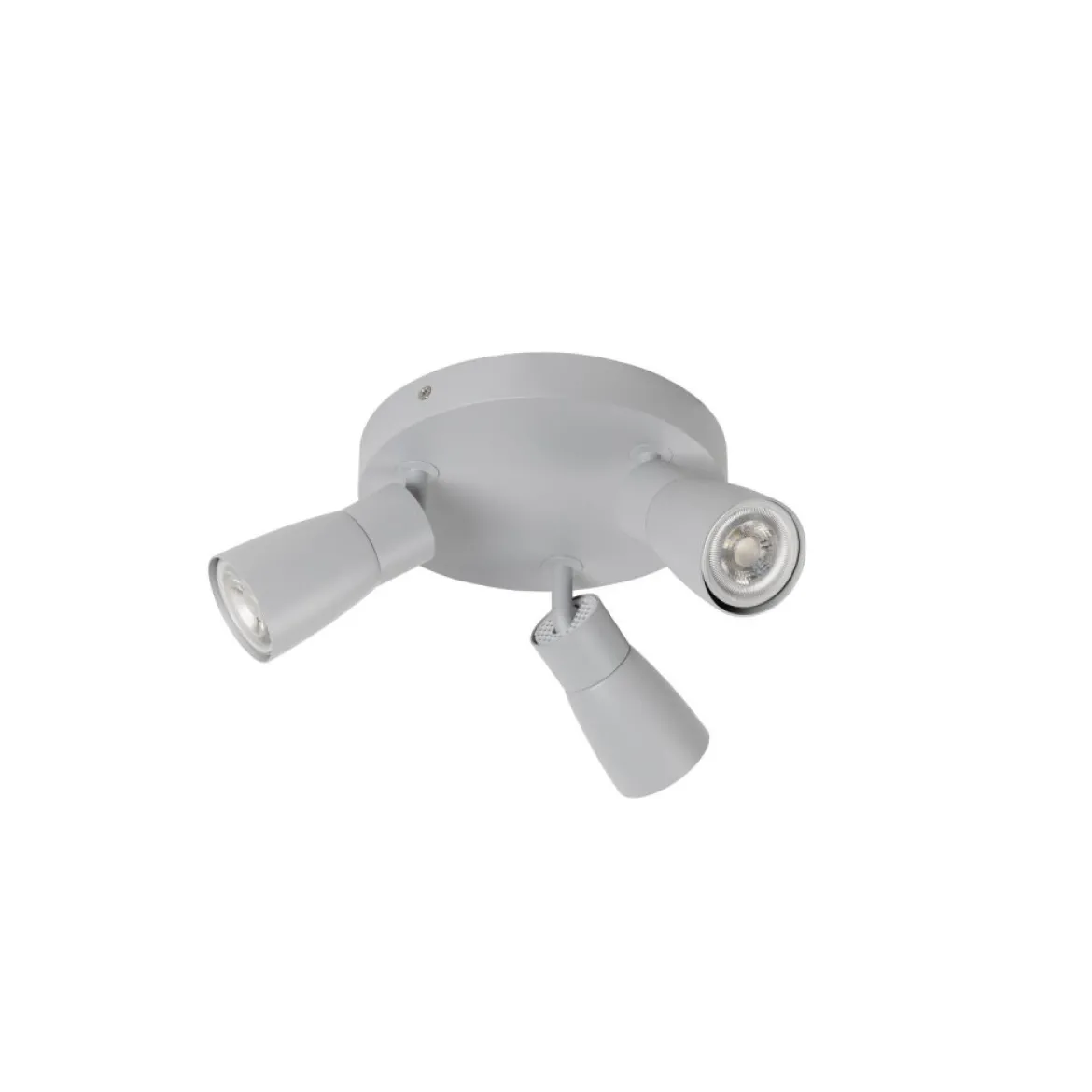 SLV 1008343 PURI 2.0 Dome Wand- und Deckenleuchte rund 3-flammig grau GU10