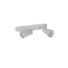 SLV 1008319 PURI 2.0 Dome Wand- und Deckenleuchte 2-flammig grau GU10