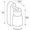 SLV 1008307 PURI 2.0 Dome Wand- und Deckenleuchte Schalter grau GU10